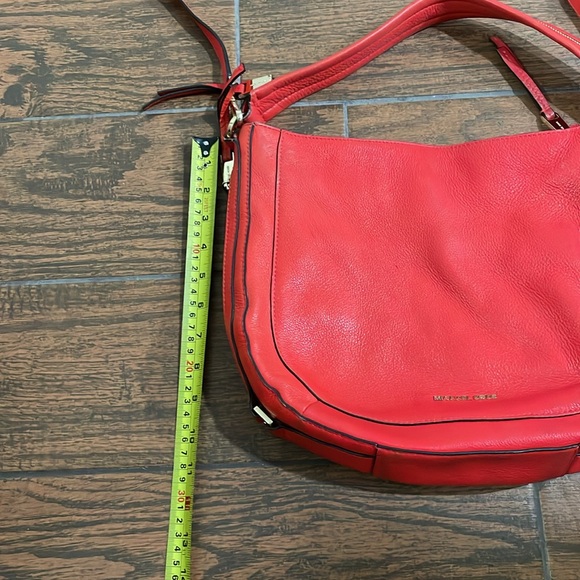 Large Michael red leather crossbody by Michael Kors - Picture 3 of 10